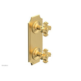 Phylrich - MARVELLE 1/2'' Mini Thermostatic Valve with Volume Control or Diverter 4-293 - Satin chrome