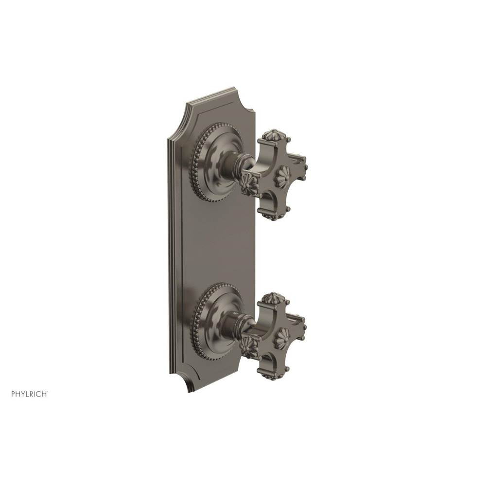 Phylrich - MARVELLE 1/2'' Mini Thermostatic Valve with Volume Control or Diverter 4-293 - Burnished Nickel
