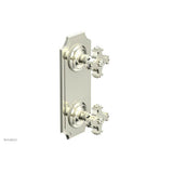 Phylrich - MARVELLE 1/2'' Mini Thermostatic Valve with Volume Control or Diverter 4-293 - Polished Brass Uncoated