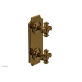 Phylrich - MARVELLE 1/2'' Mini Thermostatic Valve with Volume Control or Diverter 4-293 - Polished Gold