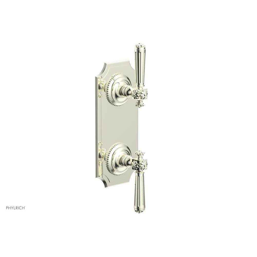 Phylrich - MARVELLE 1/2'' Thermostatic Valve with Volume Control or Diverter 4-299 - Polished Brass Uncoated