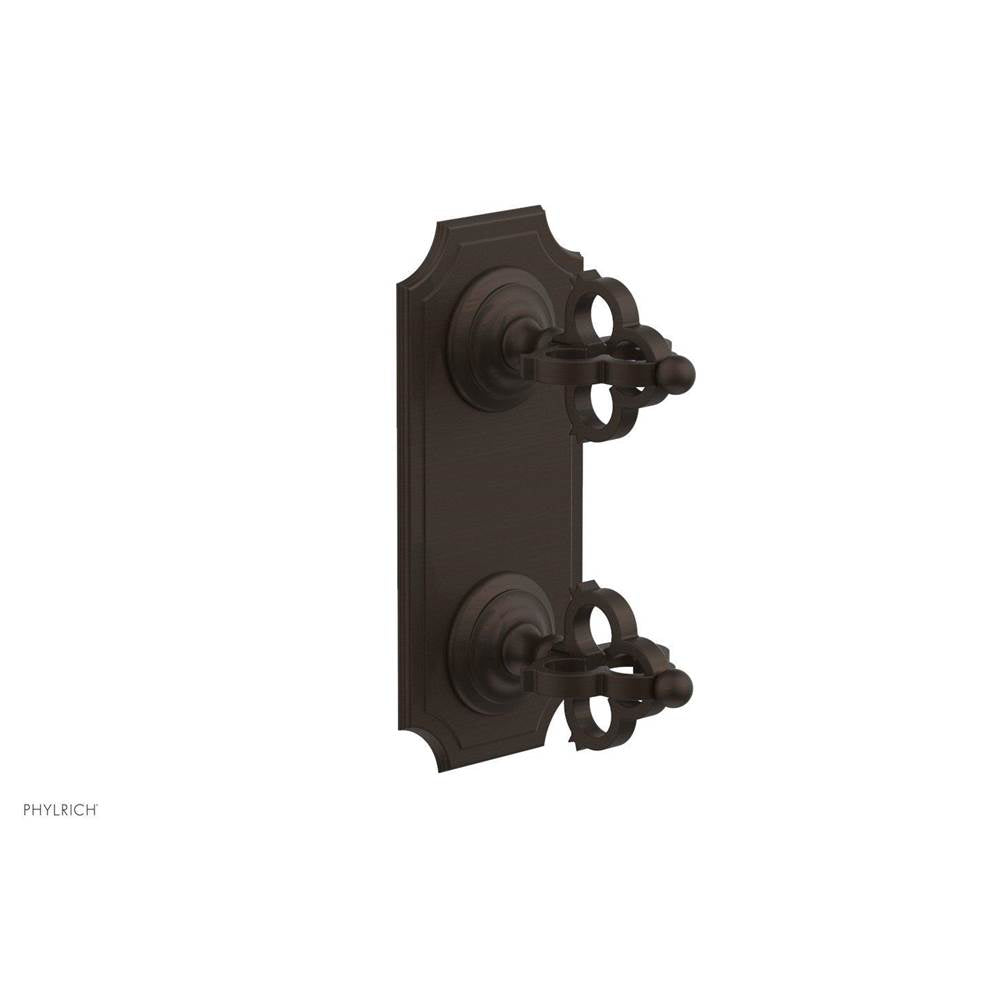 Phylrich - COURONNE 1/2'' Mini Thermostatic Valve with Volume Control or Diverter 4-305 - Antique Bronze