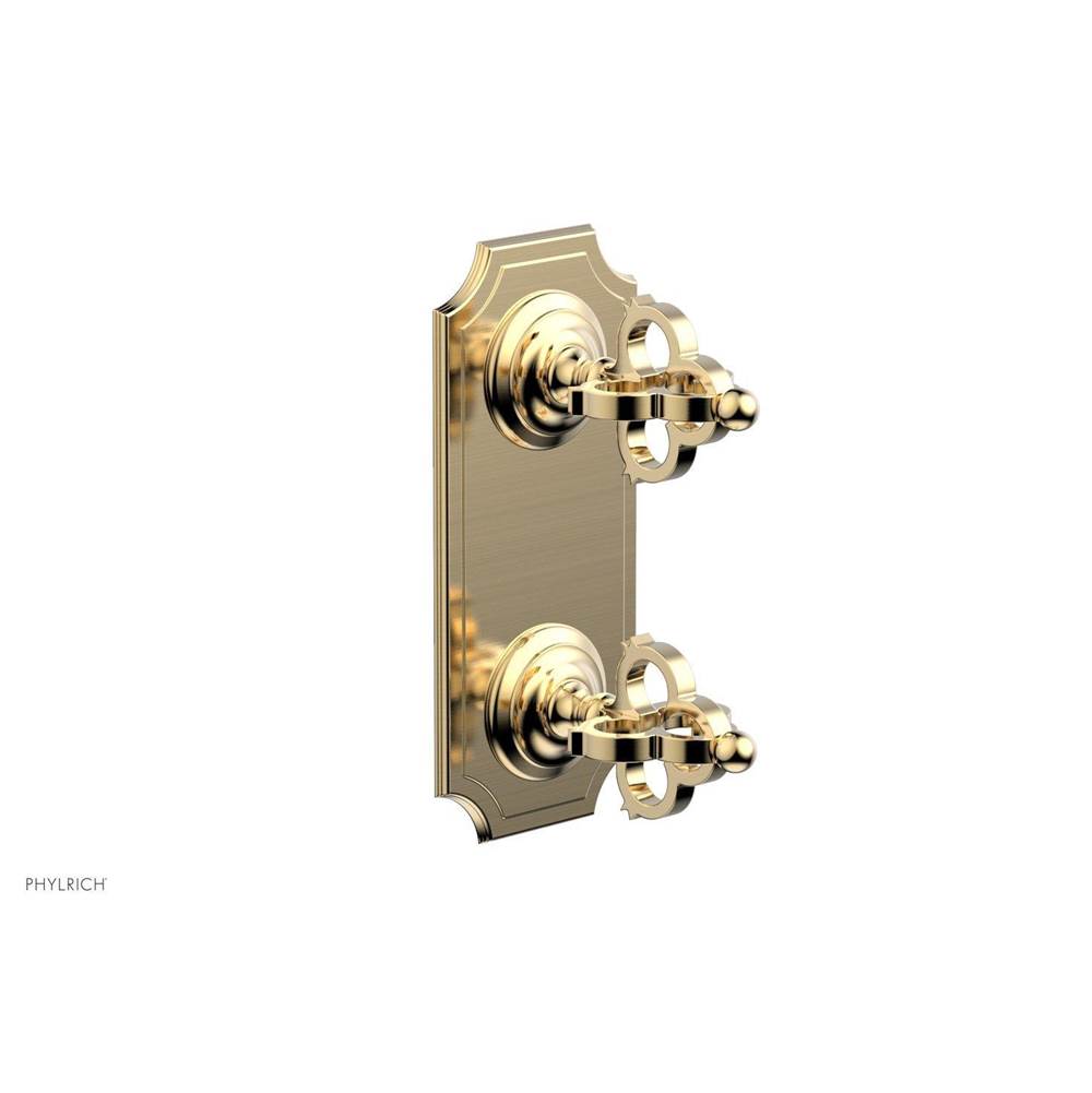 Phylrich - COURONNE 1/2'' Mini Thermostatic Valve with Volume Control or Diverter 4-305 - Matte Black