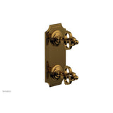 Phylrich - COURONNE 1/2'' Mini Thermostatic Valve with Volume Control or Diverter 4-305 - Polished Gold
