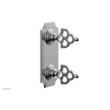 Phylrich - MAISON 1/2'' Mini Thermostatic Valve with Volume Control or Diverter 4-311 - Satin chrome