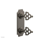 Phylrich - MAISON 1/2'' Mini Thermostatic Valve with Volume Control or Diverter 4-311 - Pewter