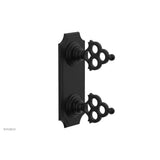 Phylrich - MAISON 1/2'' Mini Thermostatic Valve with Volume Control or Diverter 4-311 - Matte Black