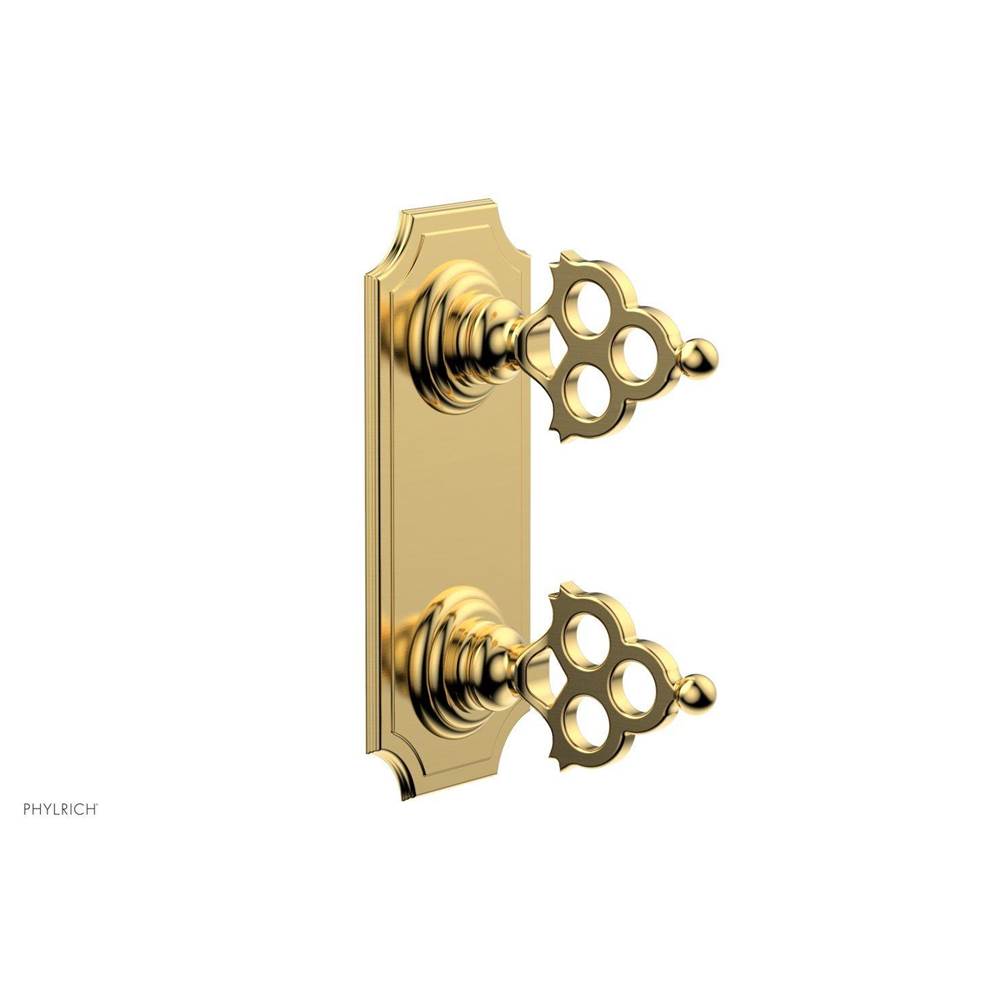 Phylrich - MAISON 1/2'' Mini Thermostatic Valve with Volume Control or Diverter 4-311 - Satin Gold