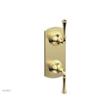 Phylrich - 3RING 1/2'' Mini Thermostatic Valve with Volume Control Diverter 4-313 - Old English Brass