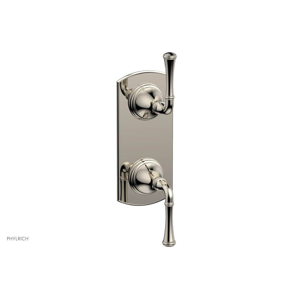 Phylrich - 3RING 1/2'' Mini Thermostatic Valve with Volume Control Diverter 4-313 - Matte Black