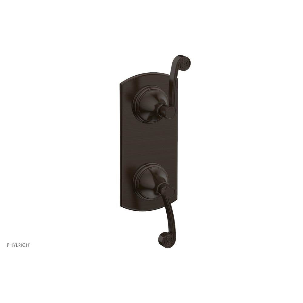Phylrich - 1/2'' Mini Therm W Vol/Div - Antique Bronze