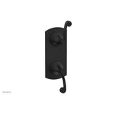 Phylrich - 1/2'' Mini Therm W Vol/Div - Matte Black