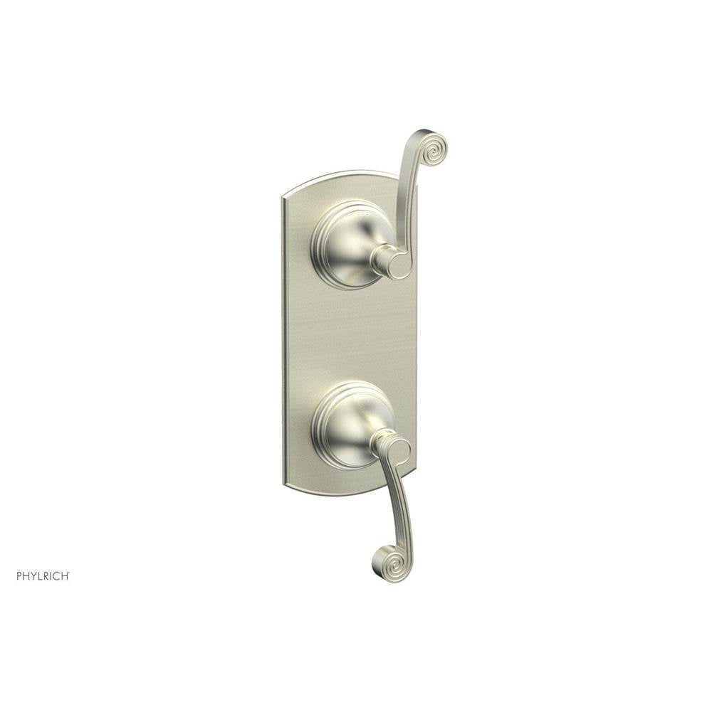 Phylrich - 1/2'' Mini Therm W Vol/Div - Satin Nickel