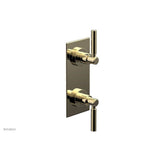 Phylrich - 1/2'' Mini Therm W Vol/Div - Polished Brass Uncoated