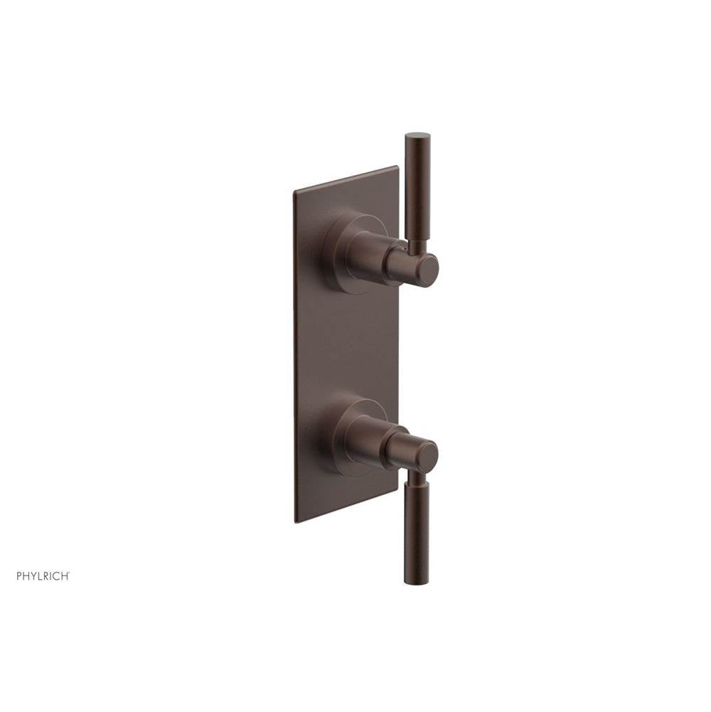 Phylrich - 1/2'' Mini Therm, Lvr Hdlsbasic Series - Weathered Copper