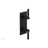 Phylrich - 1/2'' Mini Therm W Vol/Div - Matte Black