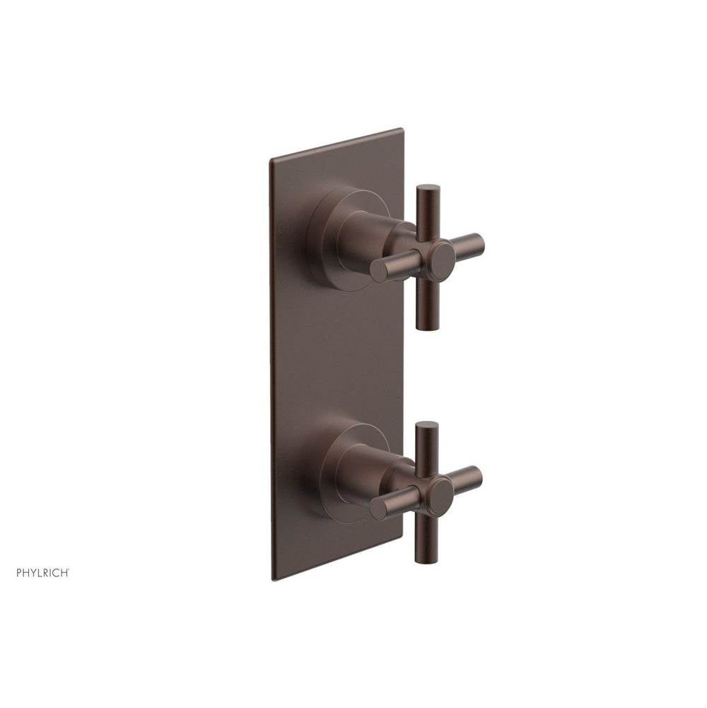 Phylrich - 1/2'' Mini Therm W/  Vol Ctrl / Div. - Weathered Copper
