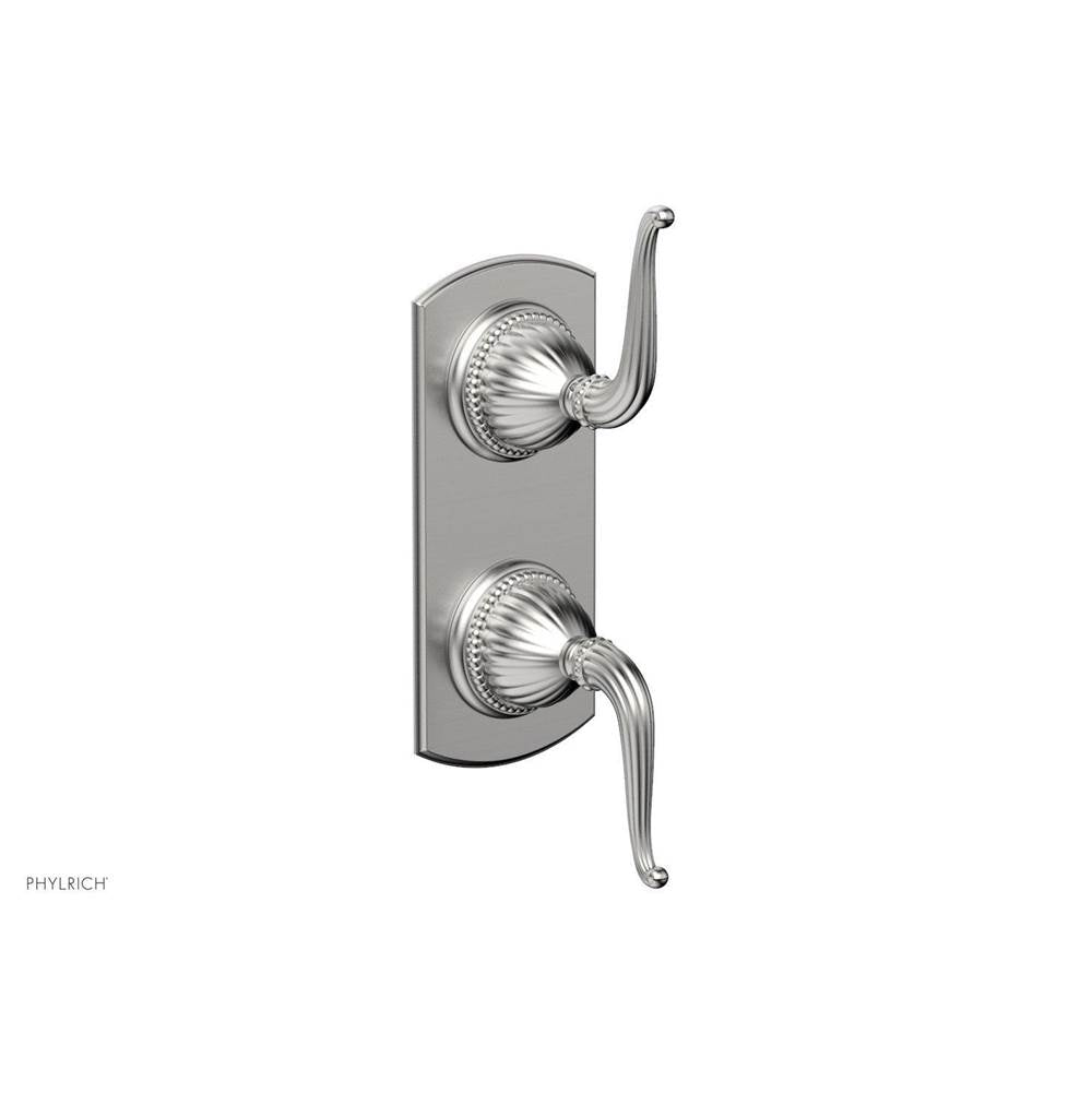Phylrich - Georgian & Barcelona Volume Control/Diverter Trim - Lever Handle 4-376 - Satin chrome