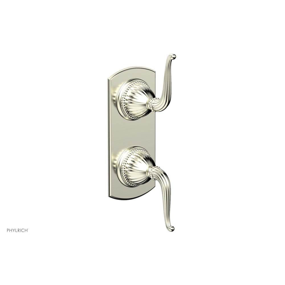 Phylrich - Georgian & Barcelona Volume Control/Diverter Trim - Lever Handle 4-376 - Polished Brass