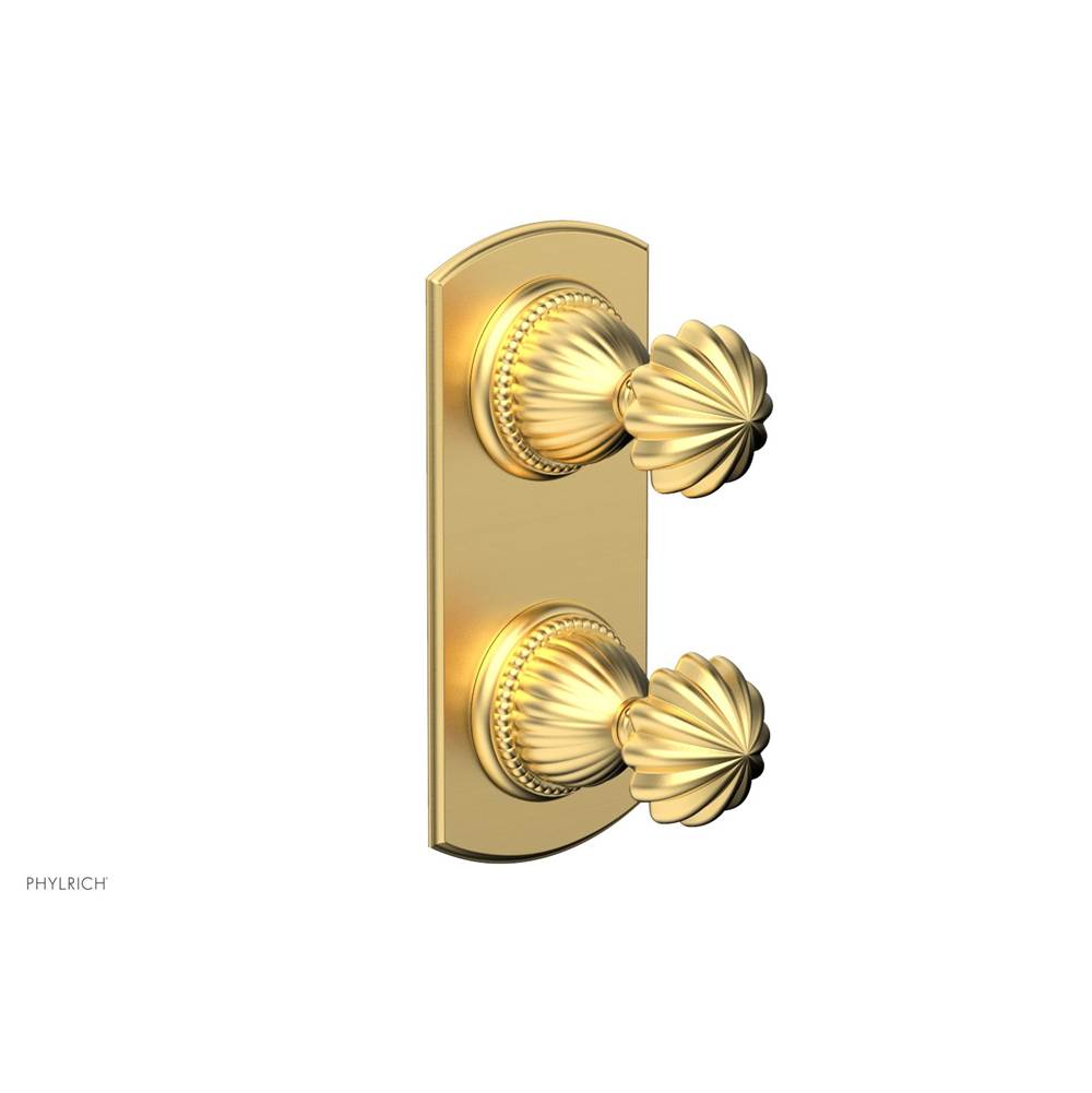 Phylrich - 1/2'' Mini Therm, Round Handle, Trim Only - Burnished Gold