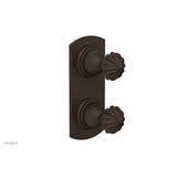 Phylrich - Georgian & Barcelona Volume Control/Diverter Trim - Round Handle 4-382 - Antique Bronze