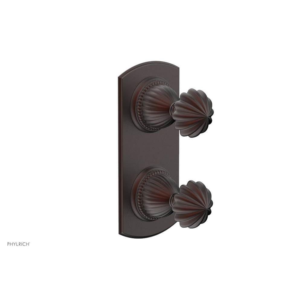 Phylrich - 1/2'' Mini Therm, Round Handle, Trim Only - Weathered Copper