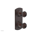Phylrich - 1/2'' Mini Therm, Round Handle, Trim Only - Weathered Copper