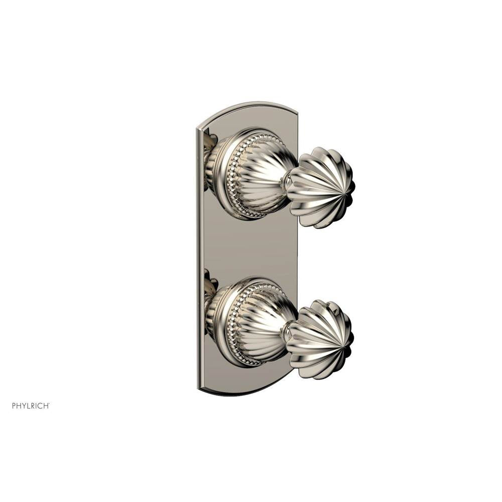 Phylrich - Georgian & Barcelona Volume Control/Diverter Trim - Round Handle 4-382 - Polished Chrome