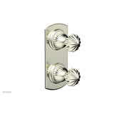 Phylrich - Georgian & Barcelona Volume Control/Diverter Trim - Round Handle 4-382 - Satin Nickel