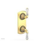 Phylrich - 1/2'' Mini Therm 2 Hdl  Midabella Frstd Lvr - Burnished Gold