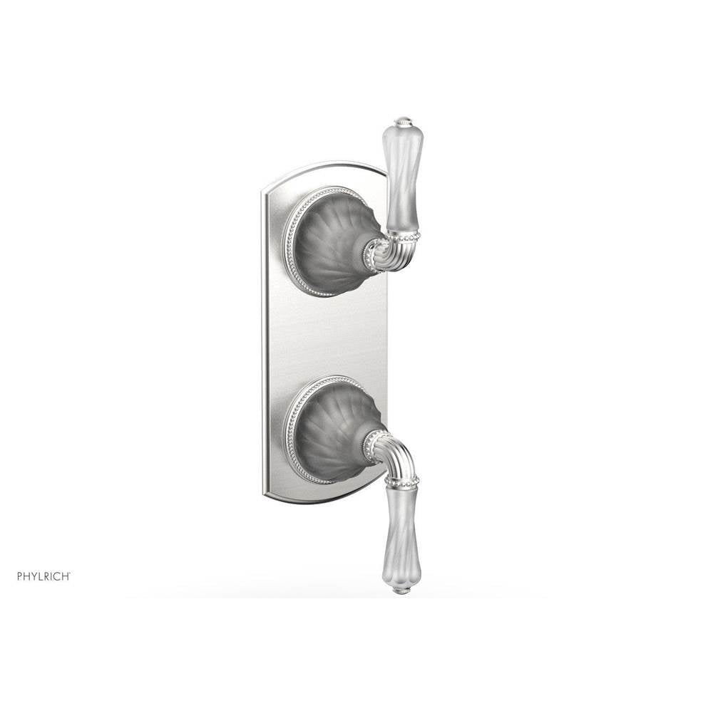 Phylrich - MIRABELLA 1/2'' Thermostatic Valve with Volume Control or Diverter 4-406 - Satin chrome