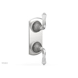 Phylrich - MIRABELLA 1/2'' Thermostatic Valve with Volume Control or Diverter 4-406 - Satin chrome