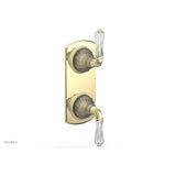Phylrich - MIRABELLA 1/2'' Thermostatic Valve with Volume Control or Diverter 4-406 - Polished Brass Uncoated