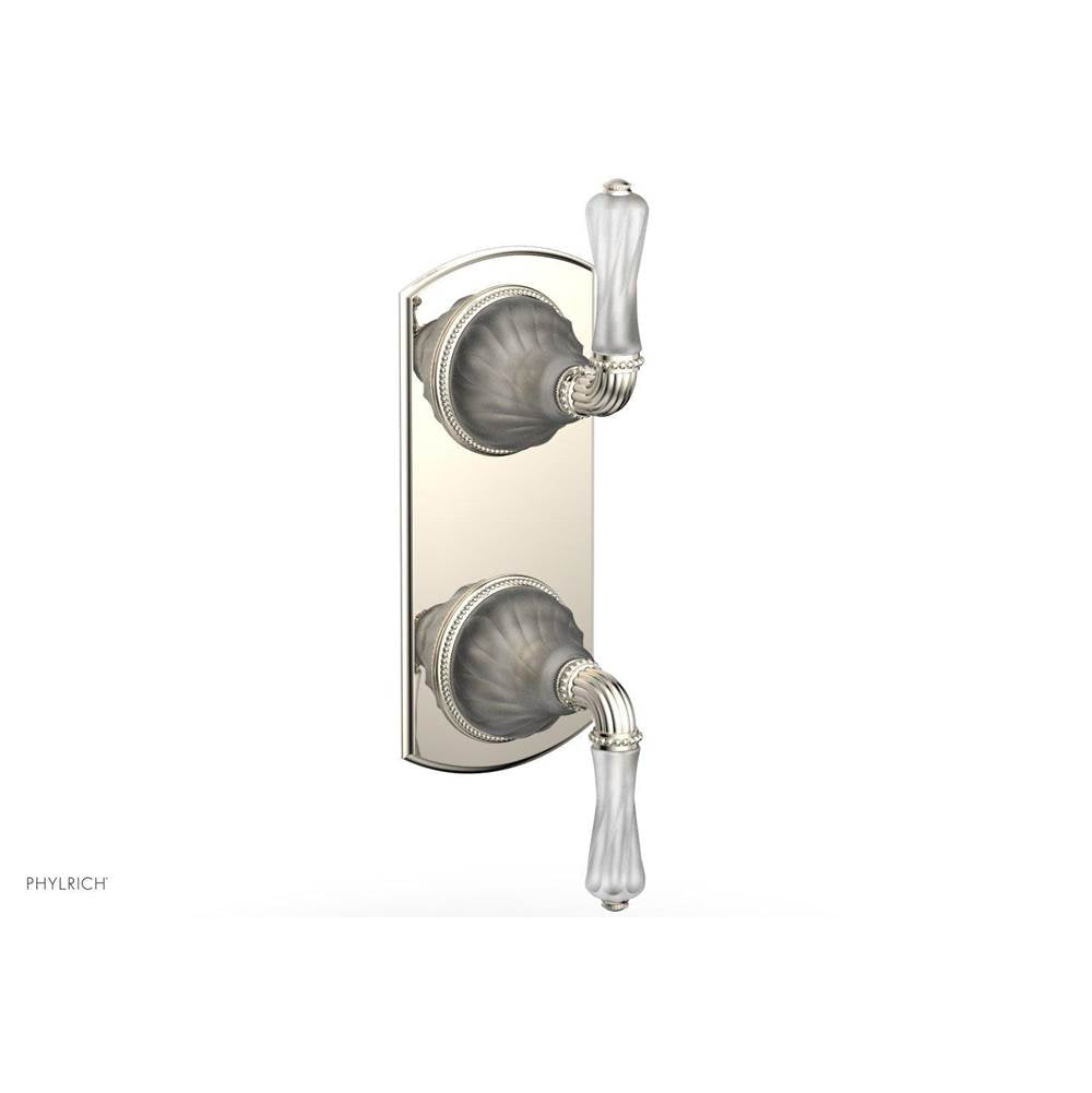 Phylrich - MIRABELLA 1/2'' Thermostatic Valve with Volume Control or Diverter 4-406 - Polished Chrome