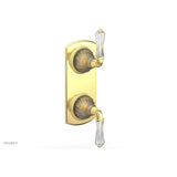 Phylrich - MIRABELLA 1/2'' Thermostatic Valve with Volume Control or Diverter 4-406 - Satin Gold