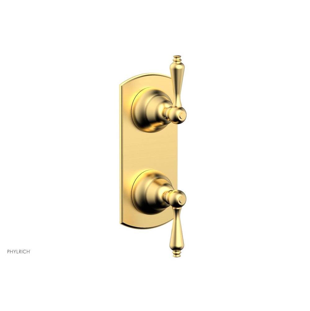 Phylrich - 1/2'' Mini Therm Trim   Lever Hdl Rev & Sav - Burnished Gold