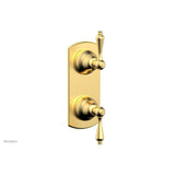 Phylrich - 1/2'' Mini Therm Trim   Lever Hdl Rev & Sav - Burnished Gold