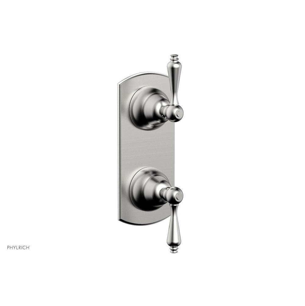 Phylrich - REVERE & SAVANNAH 1/2'' Thermostatic Valve with Volume Control or Diverter 4-420 - Satin chrome