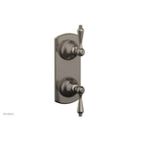 Phylrich - REVERE & SAVANNAH 1/2'' Thermostatic Valve with Volume Control or Diverter 4-420 - Pewter