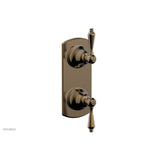 Phylrich - REVERE & SAVANNAH 1/2'' Thermostatic Valve with Volume Control or Diverter 4-420 - Antique Brass