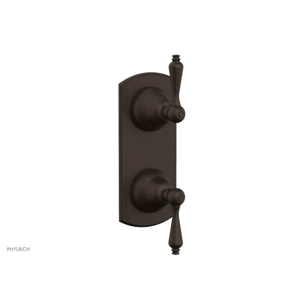 Phylrich - REVERE & SAVANNAH 1/2'' Thermostatic Valve with Volume Control or Diverter 4-420 - Antique Bronze
