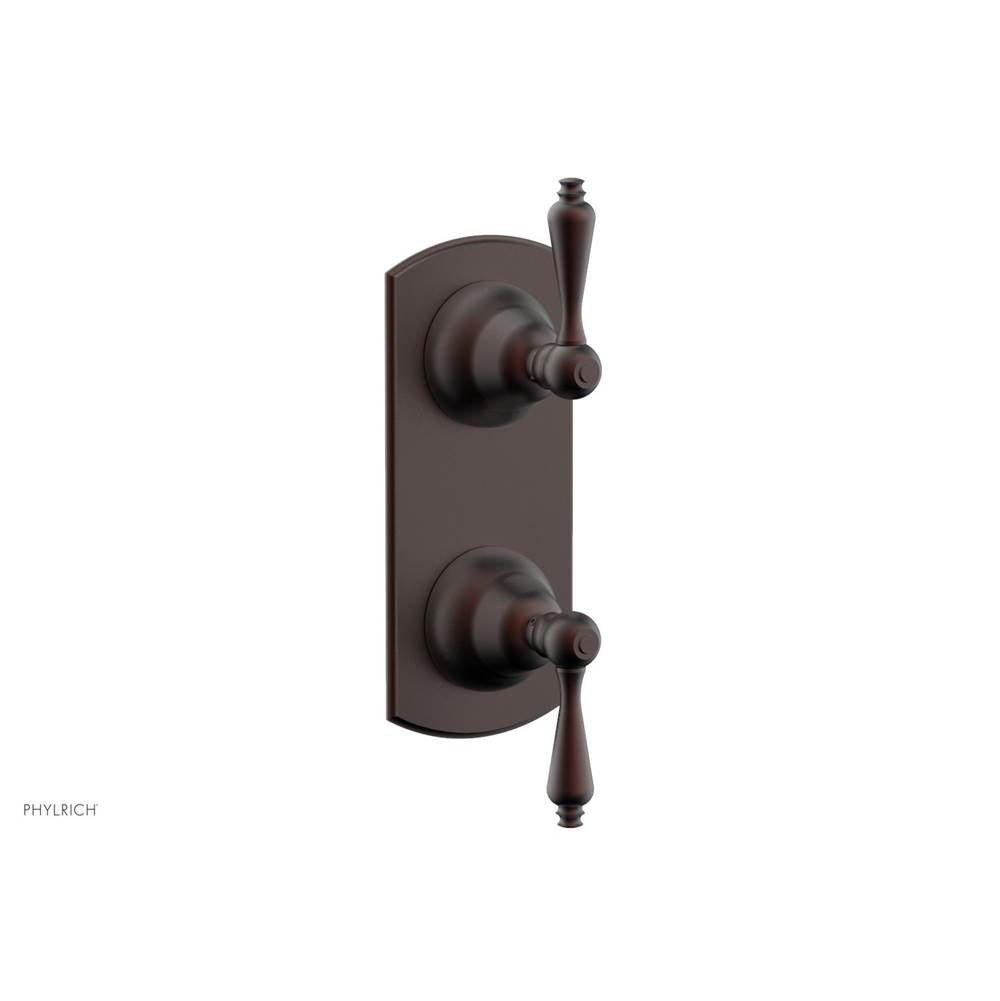 Phylrich - 1/2'' Mini Therm Trim   Lever Hdl Rev & Sav - Weathered Copper