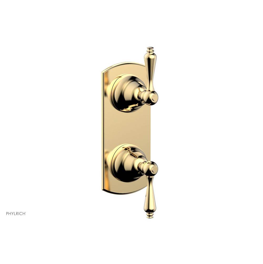 Phylrich - REVERE & SAVANNAH 1/2'' Thermostatic Valve with Volume Control or Diverter 4-420 - Polished Nickel