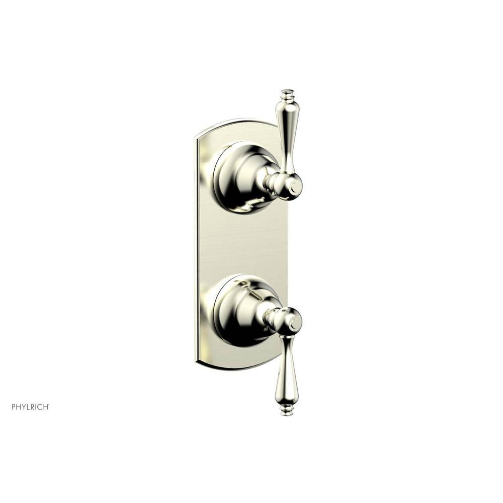 Phylrich - REVERE & SAVANNAH 1/2'' Thermostatic Valve with Volume Control or Diverter 4-420 - Satin Nickel