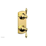 Phylrich - REVERE & SAVANNAH 1/2'' Thermostatic Valve with Volume Control or Diverter 4-420 - Polished Gold