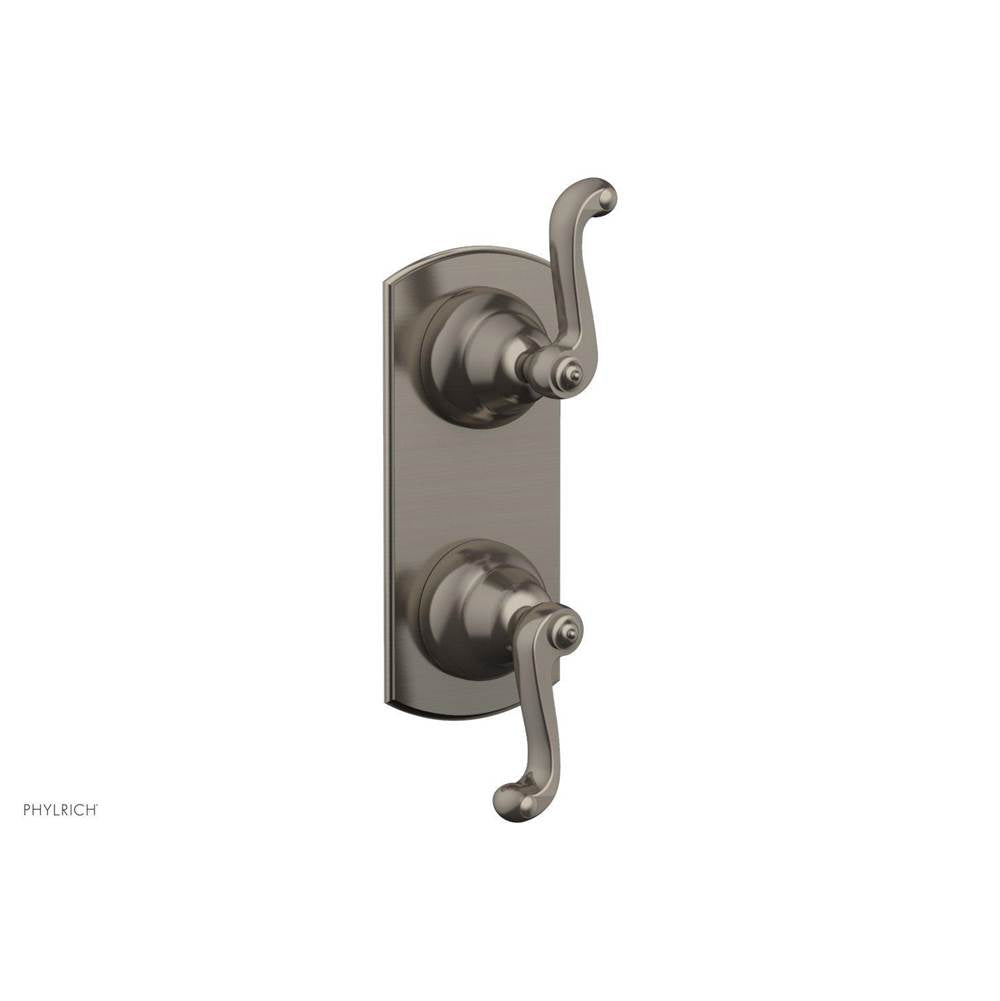 Phylrich - REVERE & SAVANNAH 1/2'' Thermostatic Valve with Volume Control or Diverter 4-426 - Polished Brass Uncoated