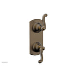 Phylrich - REVERE & SAVANNAH 1/2'' Thermostatic Valve with Volume Control or Diverter 4-426 - Antique Bronze
