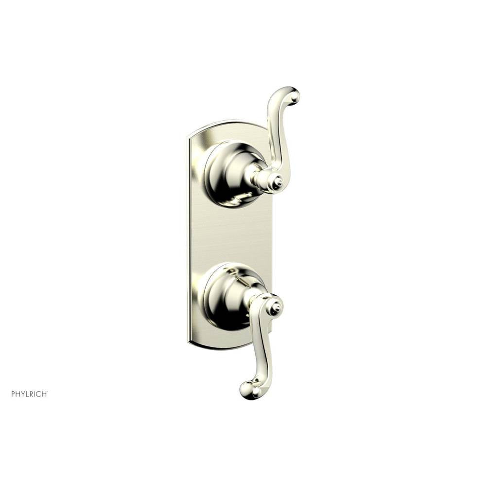 Phylrich - REVERE & SAVANNAH 1/2'' Thermostatic Valve with Volume Control or Diverter 4-426 - French Brass