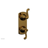 Phylrich - REVERE & SAVANNAH 1/2'' Thermostatic Valve with Volume Control or Diverter 4-426 - Satin Gold