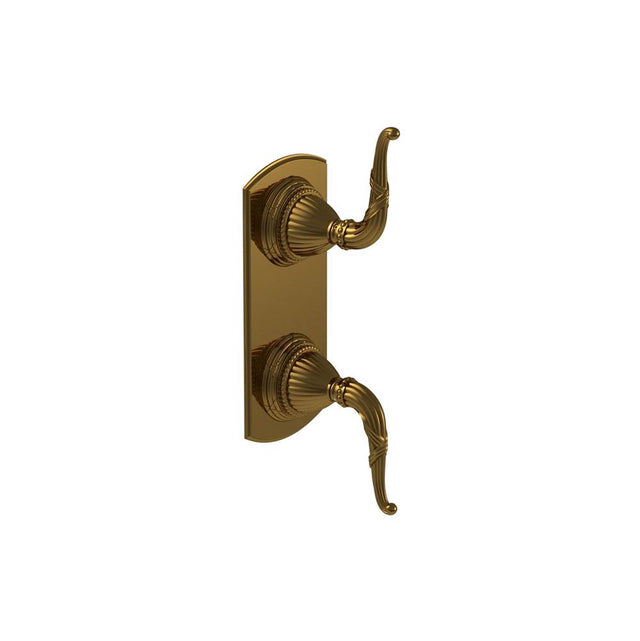 Phylrich - 1/2'' Mini Therm W Vol/Div - French Brass
